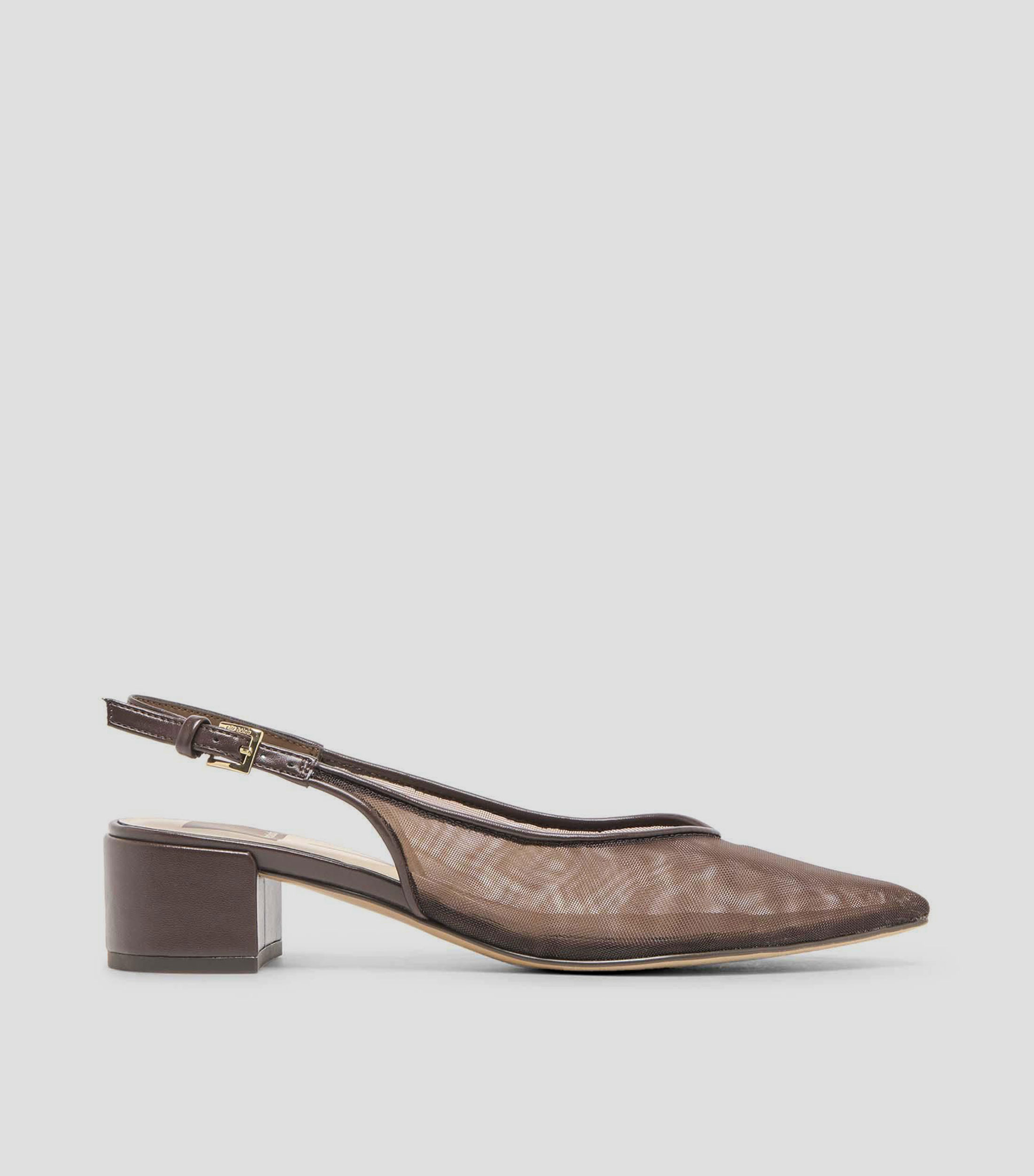 Zapatillas Cenna 201 con Tacón Cuadrado Bajo Mujer